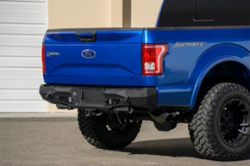 Picture of Addictive Desert Designs 15-18 Ford F-150 Stealth Fighter Rear Bumper w- Backup Sensor Cutout