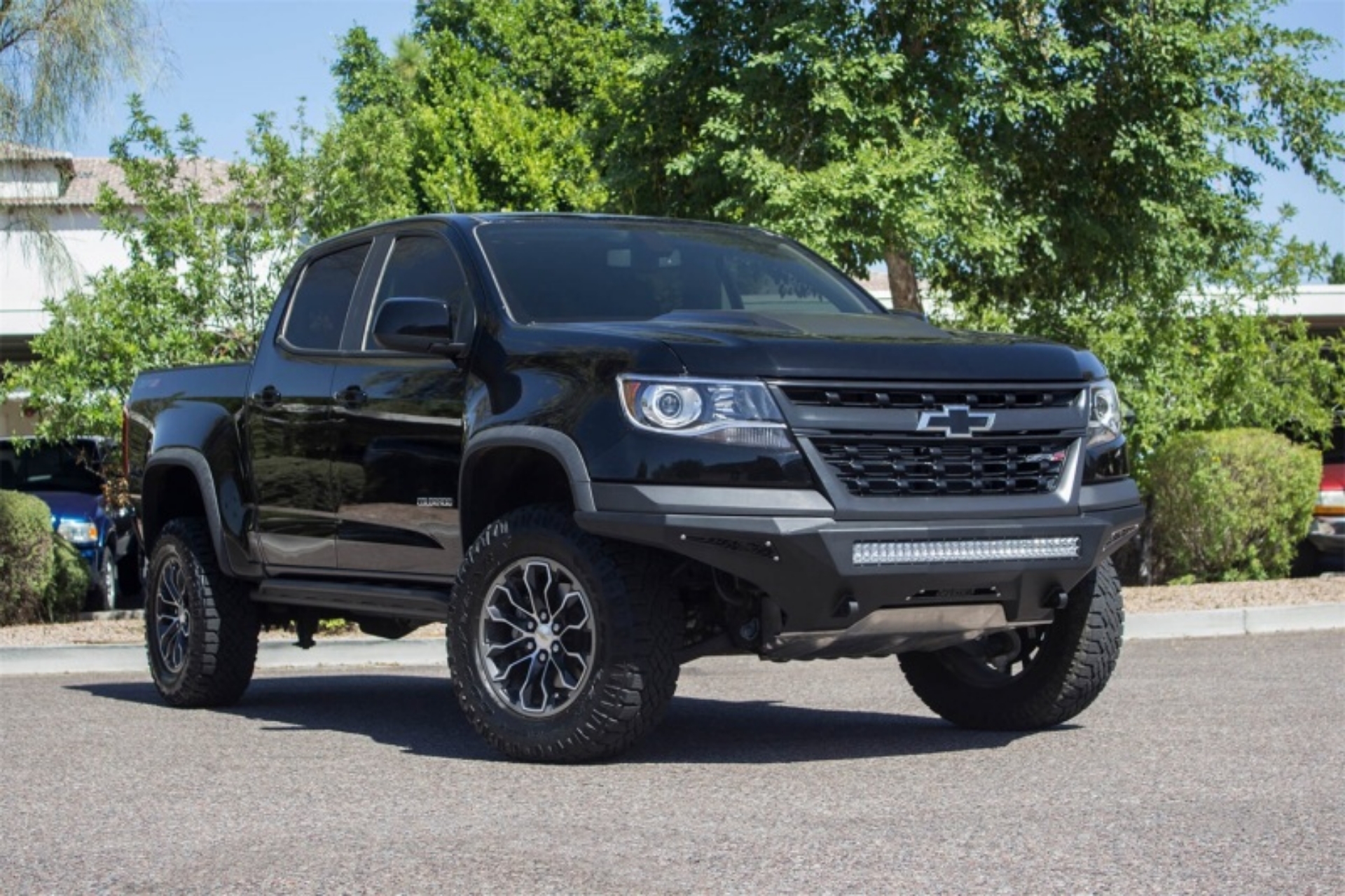 Picture of Addictive Desert Designs 17-18 Chevy Colorado Stealth Fighter Front Bumper