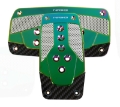 Picture of NRG Aluminum Sport Pedal A-T - Silver w-Neochrome Carbon