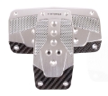 Picture of NRG Aluminum Sport Pedal A-T - Silver w-Black Carbon