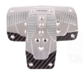 Picture of NRG Aluminum Sport Pedal A-T - Silver w-Black Carbon