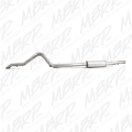 Picture of MBRP 2007-2009 Jeep Wrangler JK 3-8L V6 4 dr Off-Road Tail Pipe Muffler before Axle