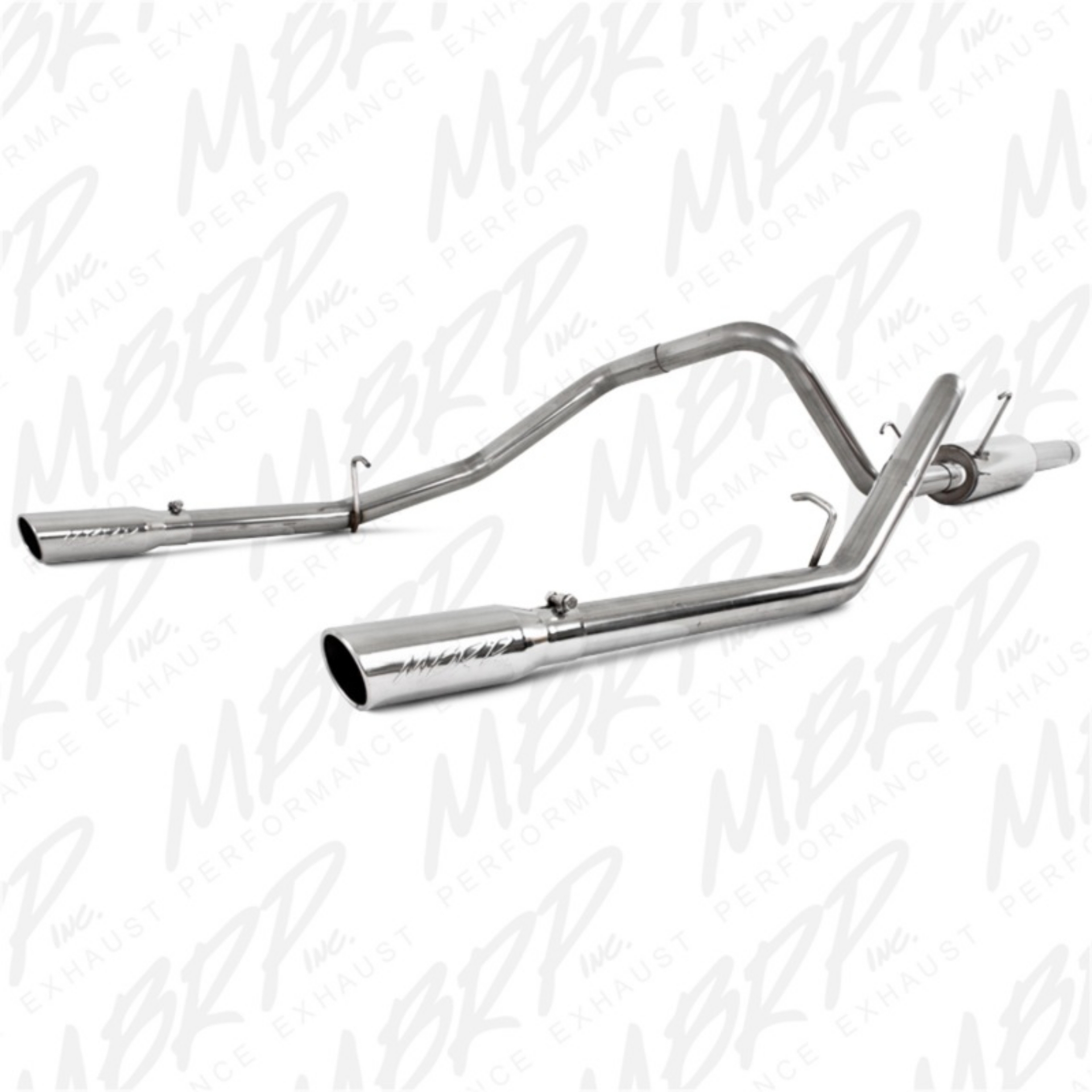 Picture of MBRP 2003 Dodge Ram Hemi 1500 5-7L SC-CC-SB Cat Back Dual Split Rear