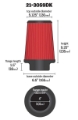 Picture of AEM 4 in x 9 in x 1 in Dryflow Element Filter