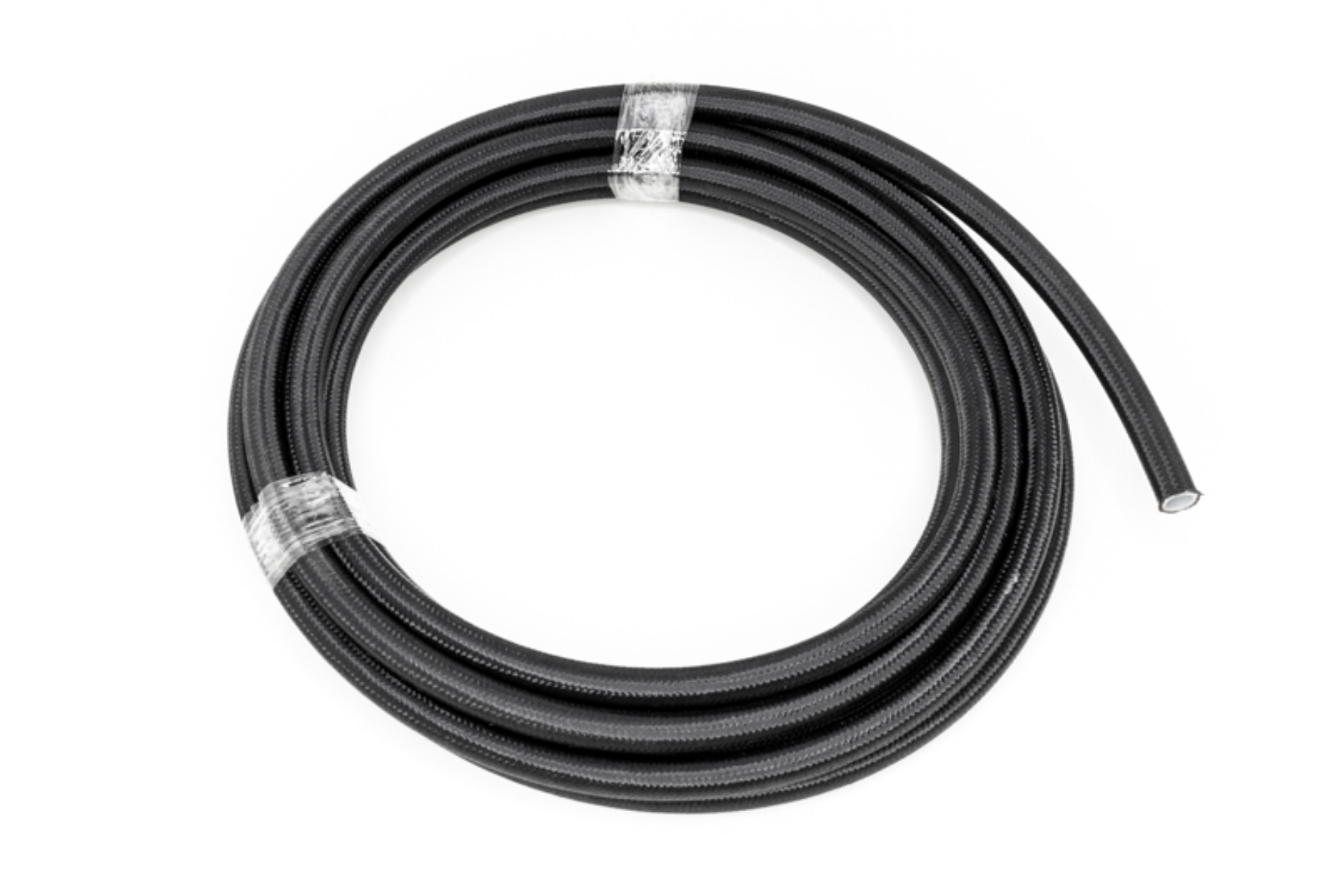 Picture of DeatschWerks 6AN Black Nylon Braided PTFE Hose 20 Feet