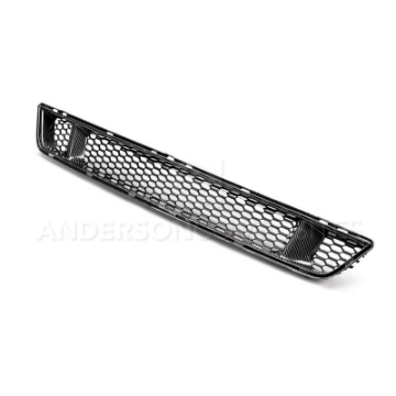 Picture of Anderson Composites 15-17 Ford Mustang Front Carbon Fiber Lower Grille