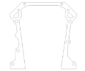 Picture of Cometic 65-91 Dodge V8 5-2L R-3 W-2 Timing Cover Gasket Set 0-018in AFM