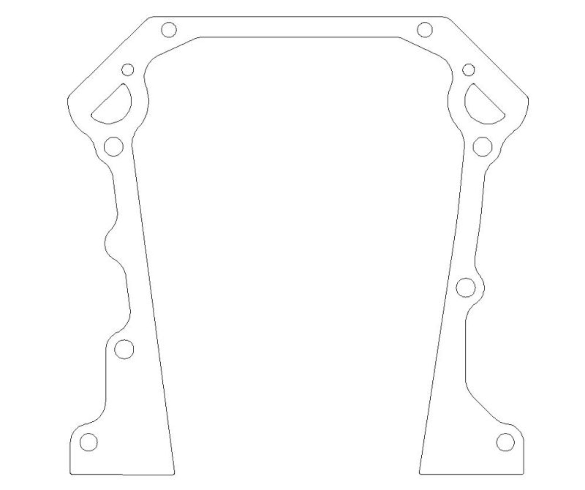 Picture of Cometic 65-91 Dodge V8 5-2L R-3 W-2 Timing Cover Gasket Set 0-018in AFM