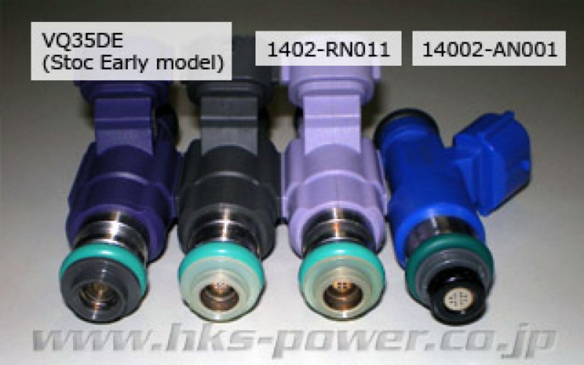 Picture of HKS 350z - 370z - G35 - G37 Top Feed High Impedance 545cc Fuel Injector Only One Injector