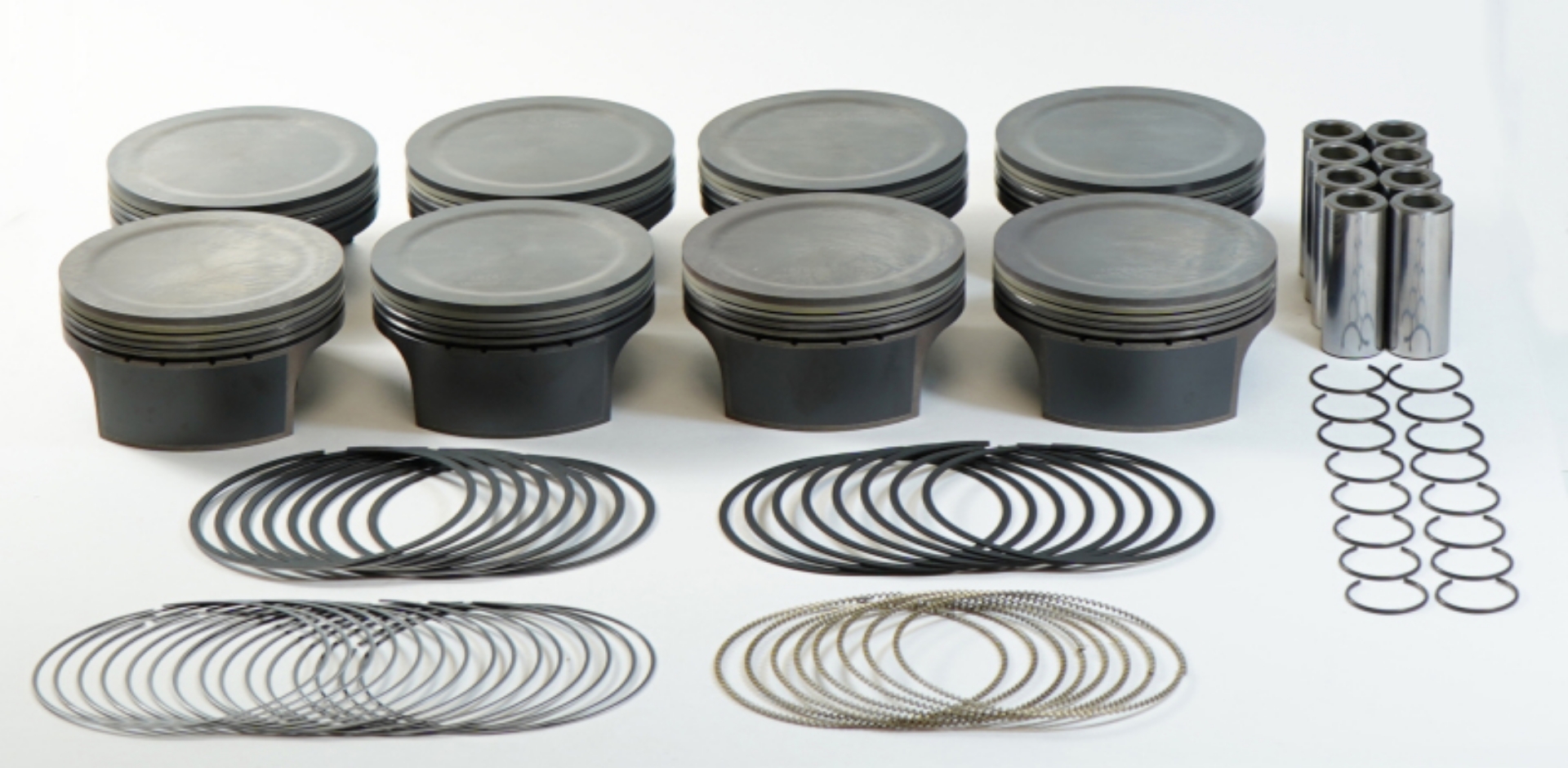 Picture of Mahle MS Piston Set GM LSA-LS3-LS9 4-070in Bore 3-622stk 6-125in Rod -927 Pin -4-5cc 10 CR Set of 8