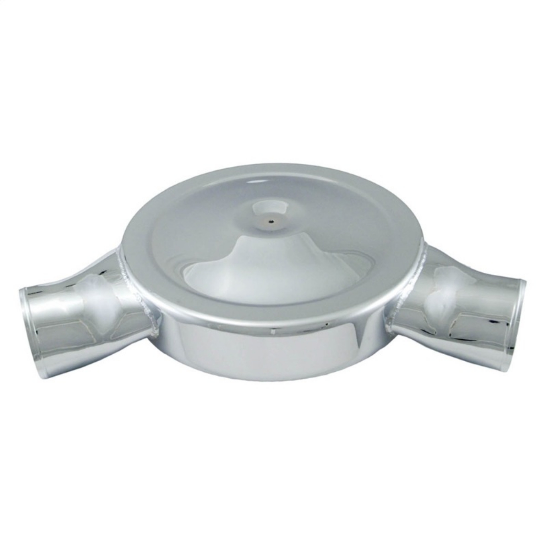 Picture of Spectre Low Profile Air Box 14in- OD x 5-13-32in- H - 135 Degree Inlet - Chrome