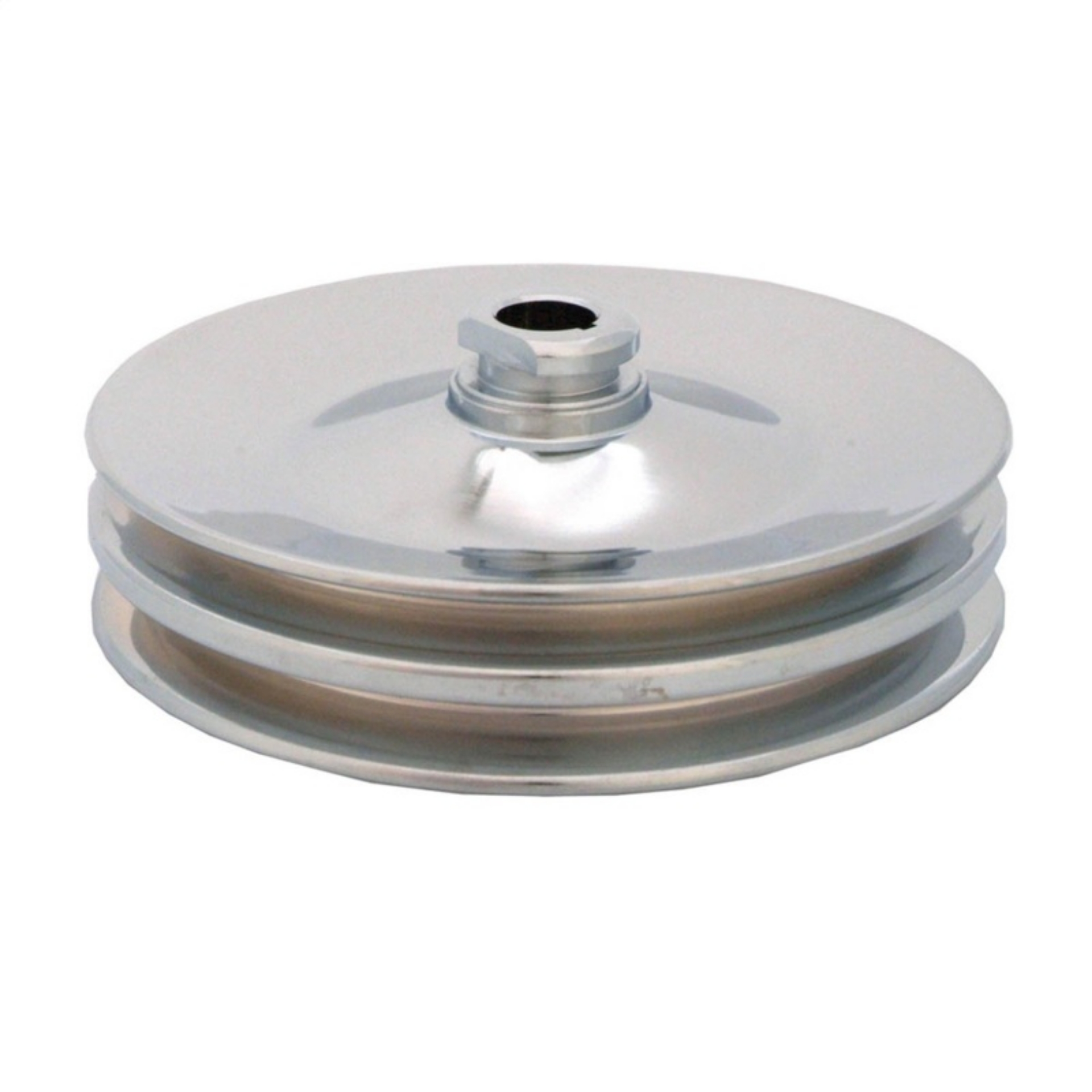 Picture of Spectre GM Keyway Double Groove Power Steering Pulley - Chrome