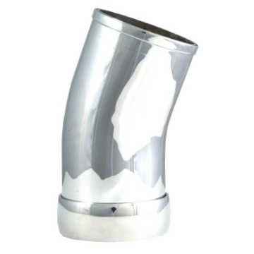 Picture of Spectre Universal Intake Elbow Tube ABS w-Collar 3in- OD - 22 Degree - Chrome