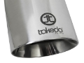 Picture of aFe Takeda 304 Stainless Steel Clamp-On Exhaust Tip 2-5in- Inlet - 4-5in- Outlet - 9in- L - Polished