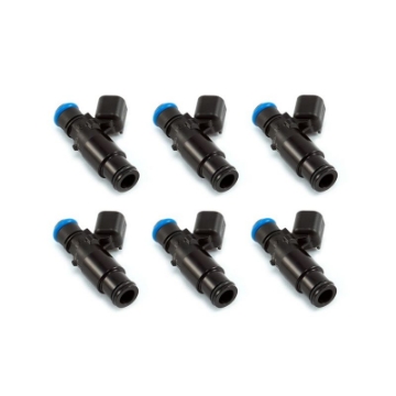 Picture of Injector Dynamics ID1300X Injectors - 48mm Length - 14mm Grey Top - 14mm Lower O-Ring - Set of 6