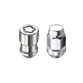 Picture of McGard 5 Lug Hex Install Kit w-Locks Cone Seat Nut - Bulge 1-2-20 - 3-4 Hex - 1-45in- L - Chrome