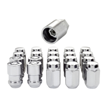 Picture of McGard 5 Lug Hex Install Kit Clamshell w-Locks Cone Seat Nut M12X1-5 - 13-16 Hex - Chrome