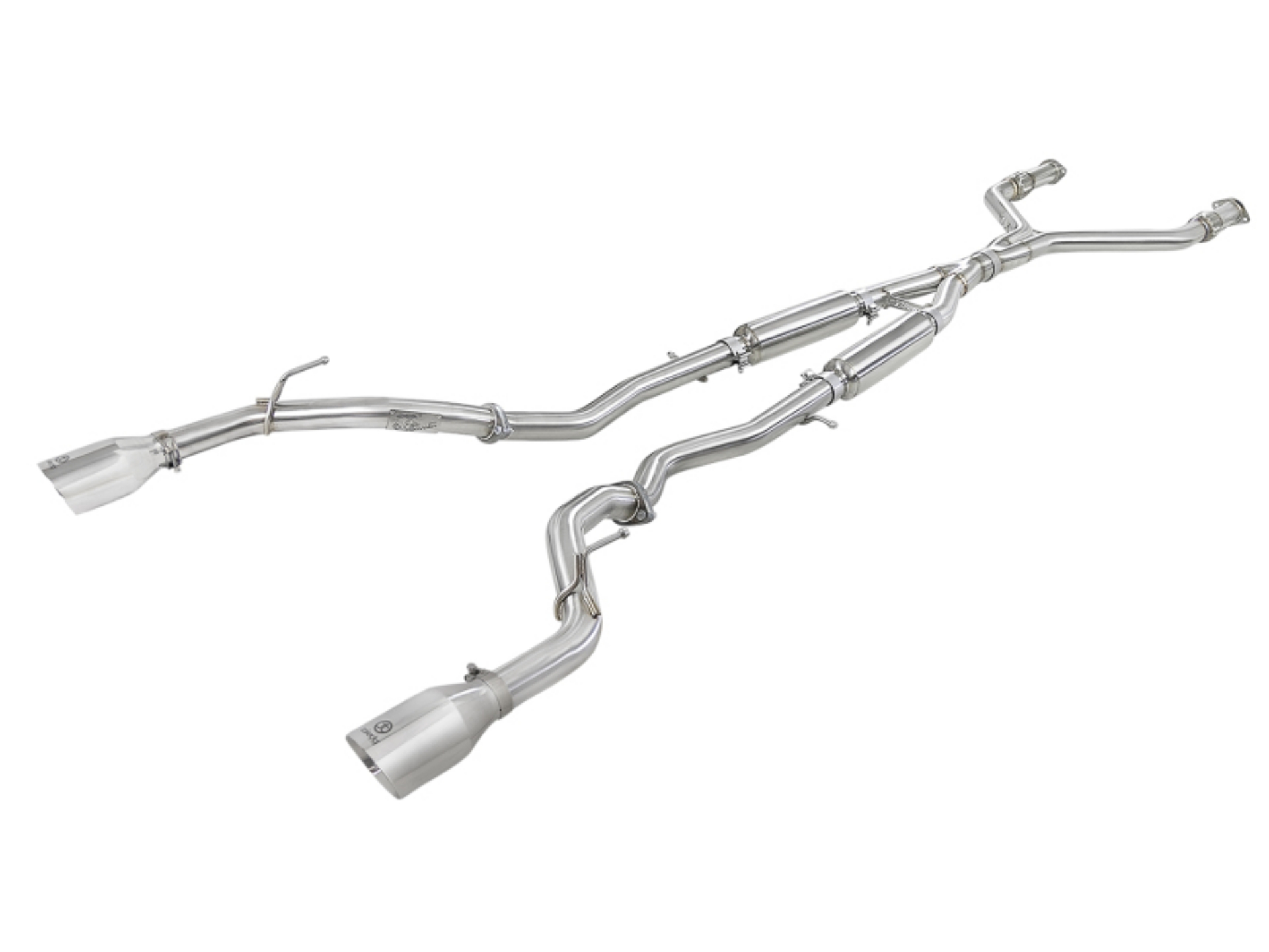 Picture of aFe Takeda 2-5in 304 SS Cat-Back Exhaust System w- Polished Tips 16-18 Infiniti Q50 V6-3-0L tt