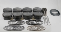 Picture of Mahle MS Piston Set BBC 496ci 4-310in Bore 4-25in Stroke 6-385in Rod -990 Pin 48cc 13-7 CR Set of 8