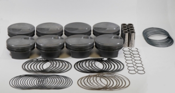 Picture of Mahle MS Piston Set BBC 496ci 4-310in Bore 4-25in Stroke 6-385in Rod -990 Pin 48cc 13-7 CR Set of 8