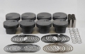 Picture of Mahle MS Piston Set BBC 460ci 4-280in Bore 4-00in Stroke 6-135in Rod 0-990 Pin -3cc 8-2 CR Set of 8