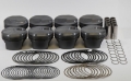 Picture of Mahle MS Piston Set BBC 460ci 4-280in Bore 4-00in Stroke 6-135in Rod -990 Pin 28cc 10-4 CR Set of 8