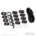 Picture of Westin Universal LED Rock Light Kit - 4 Lights - 14ft 9in Wiring Harness & Switch