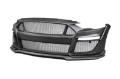 Picture of Anderson Composites 18-19 Ford Mustang Type-ST Fiberglass Front Bumper w-Lip Req Anderson Fenders