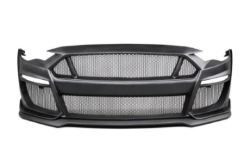 Picture of Anderson Composites 18-19 Ford Mustang Type-ST Fiberglass Front Bumper w-Lip Req Anderson Fenders