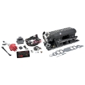 Picture of Edelbrock Pro Flo 4 XT EFI System Seq Port BBC Rect Port Std Deck 625 Max HP 35lb-hr Black Finish