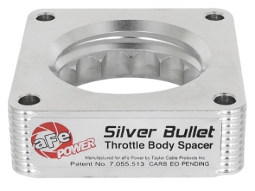 Picture of aFe Silver Bullet Throttle Body Spacer 03-06 Nissan 350Z V6 3-5L VQ35DE