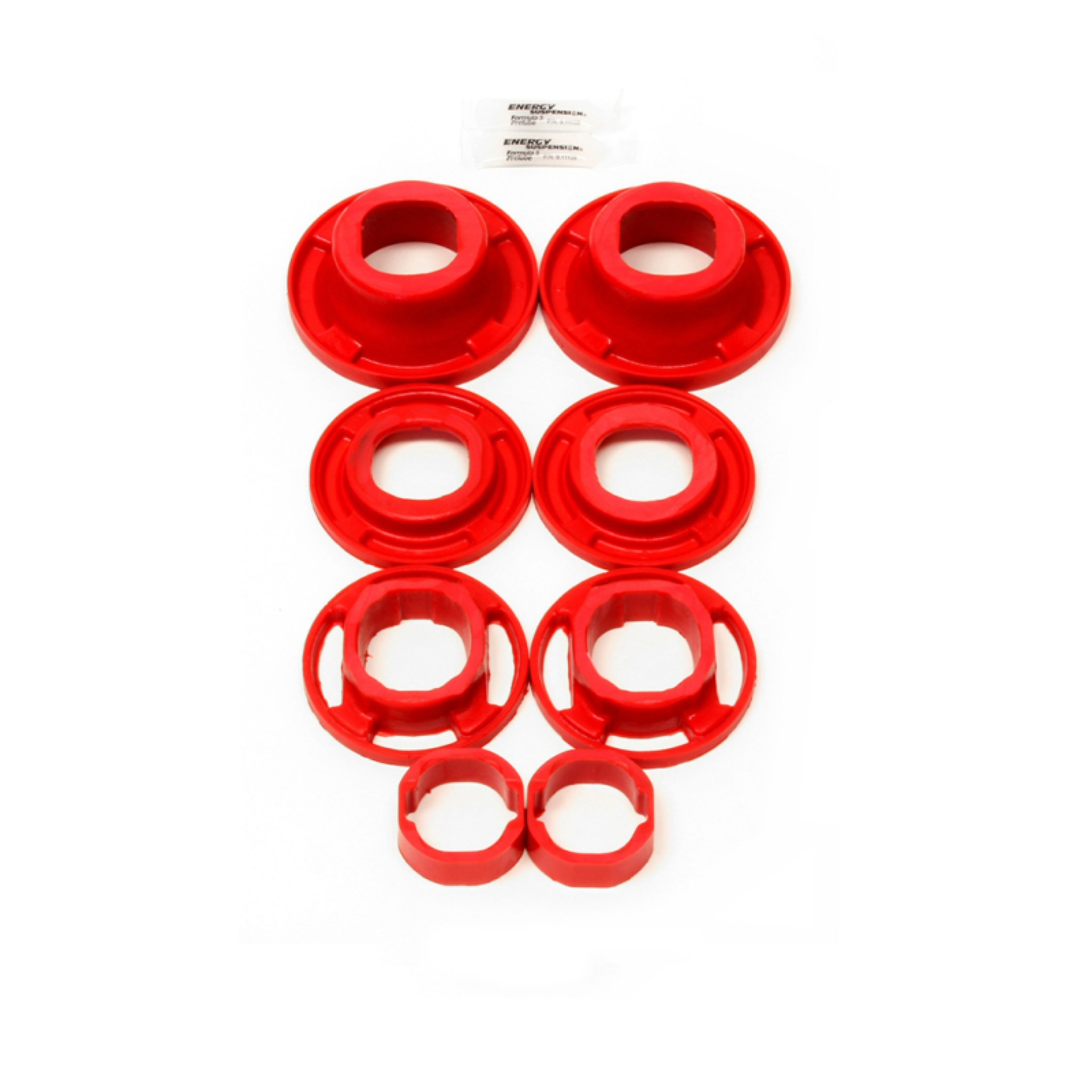 Picture of BMR 12-15 5th Gen Camaro Rear Cradle Street Version Poly Inserts Only Bushing Kit - Red