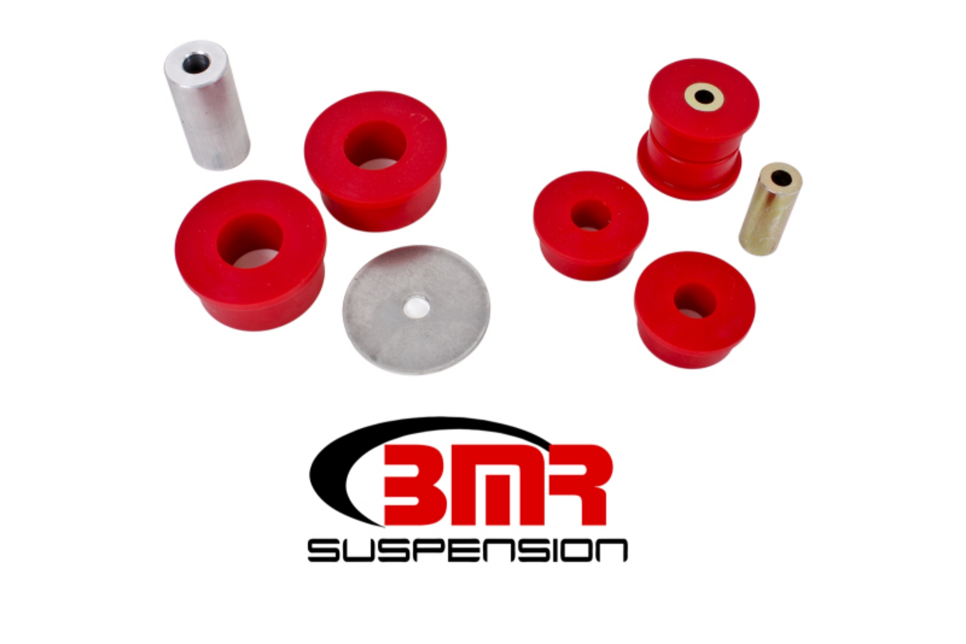 Picture of BMR 16-17 6th Gen Camaro Differential Bushing Kit Polyurethane - Red