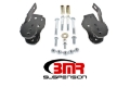 Picture of BMR 05-14 S197 Mustang Bolt-On Control Arm Relocation Brackets - Black Hammertone