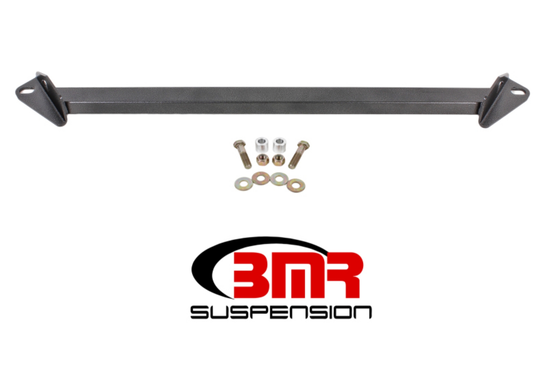 Picture of BMR 15-17 S550 Mustang Front 2-Point Subframe Chassis Brace - Black Hammertone