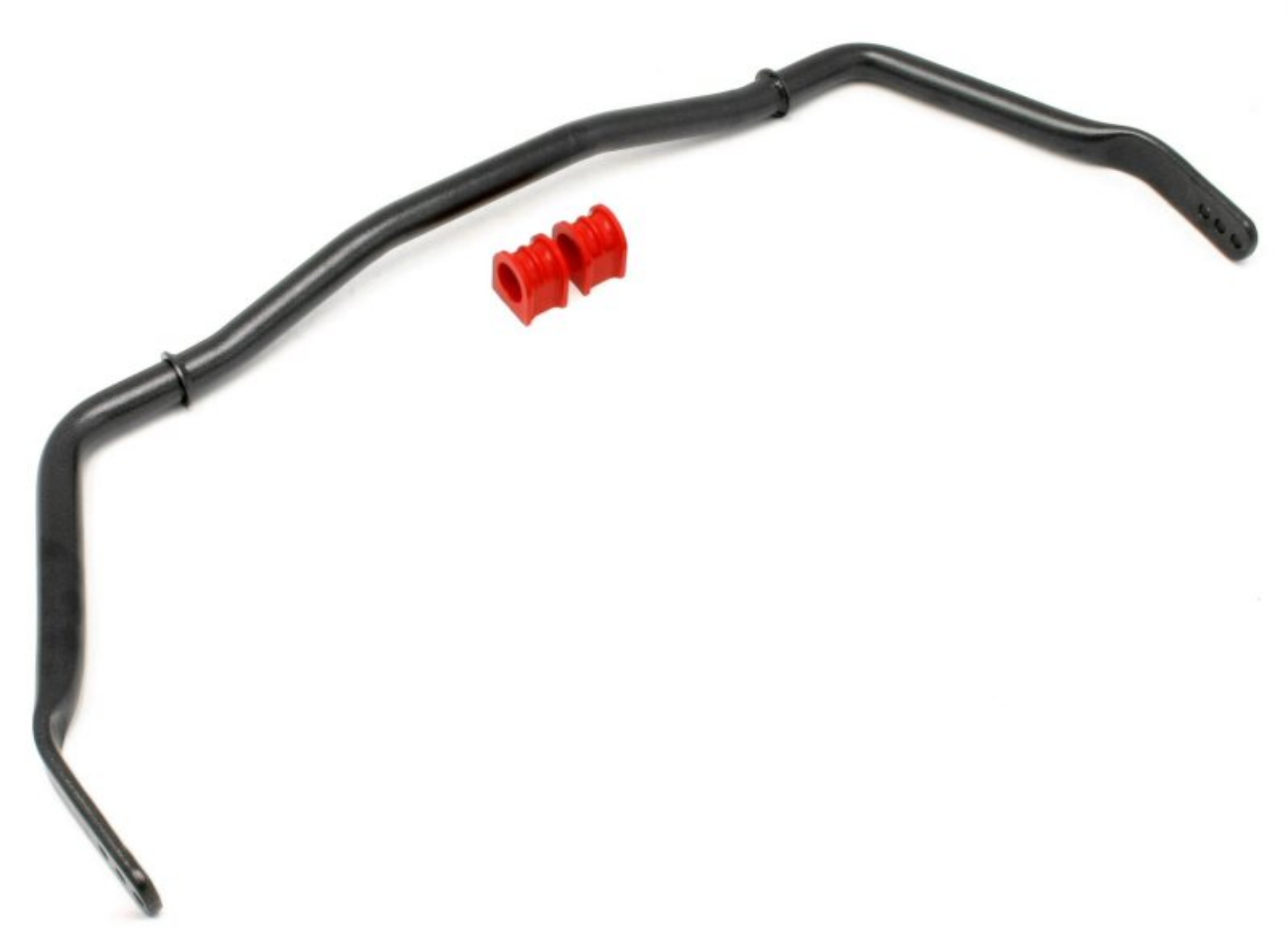 Picture of BMR 05-10 S197 Mustang Front Hollow 35mm 3-Hole Adj- Sway Bar Kit - Black Hammertone