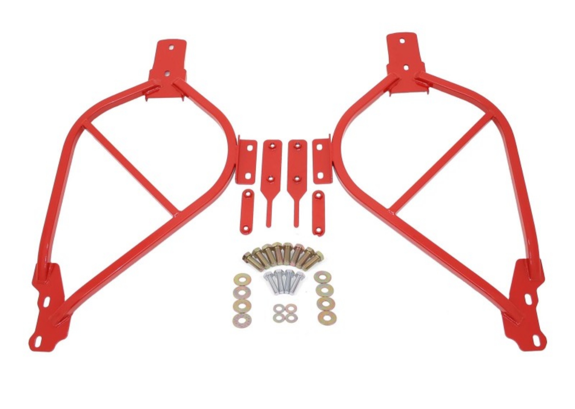 Picture of BMR 14-17 Chevy SS Sedan Bolt-On Subframe Connectors - Red