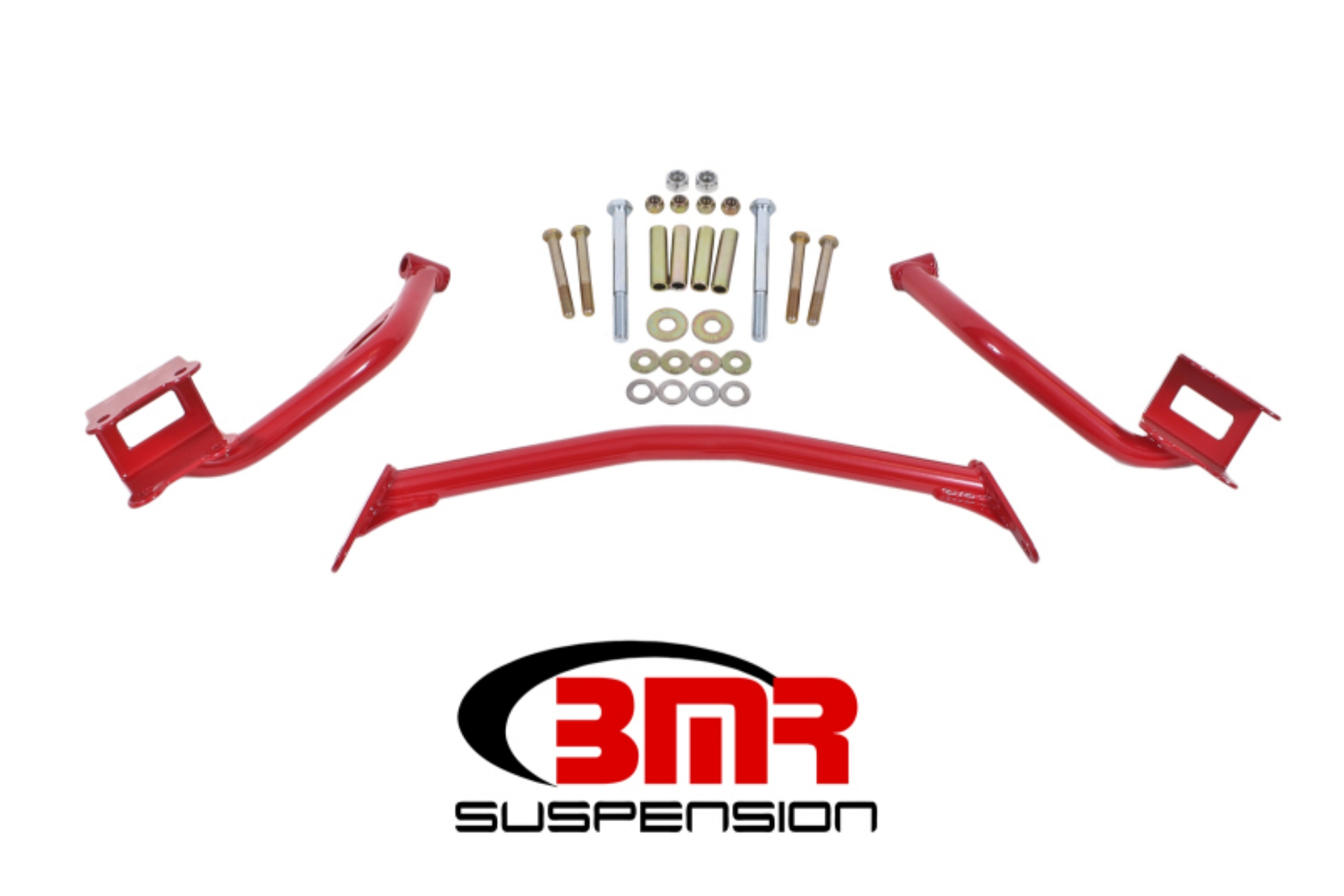 Picture of BMR 79-04 Fox Mustang Tubular Style Upper Torque Box Reinforcement Plates - Red