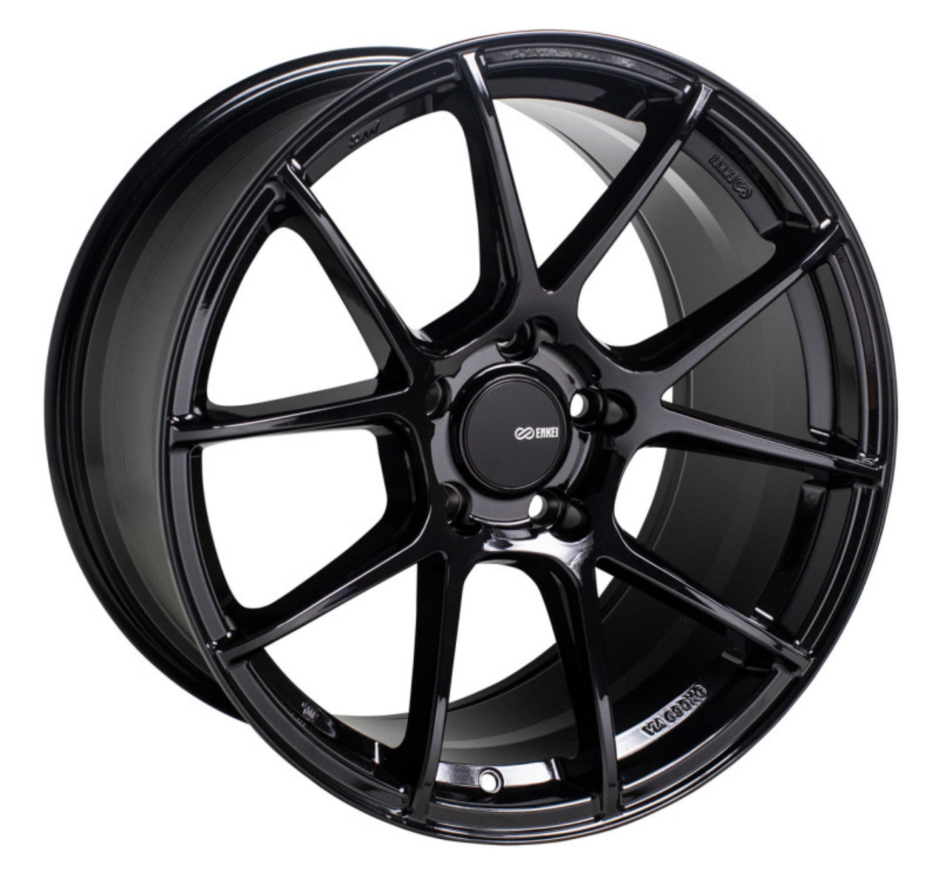 Picture of Enkei TS-V 17x8 5x114-3 45mm Offset 72-6mm Bore Gloss Black Wheel