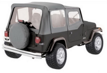 Picture of Rampage 1976-1983 Jeep CJ5 Complete Top - Grey Denim