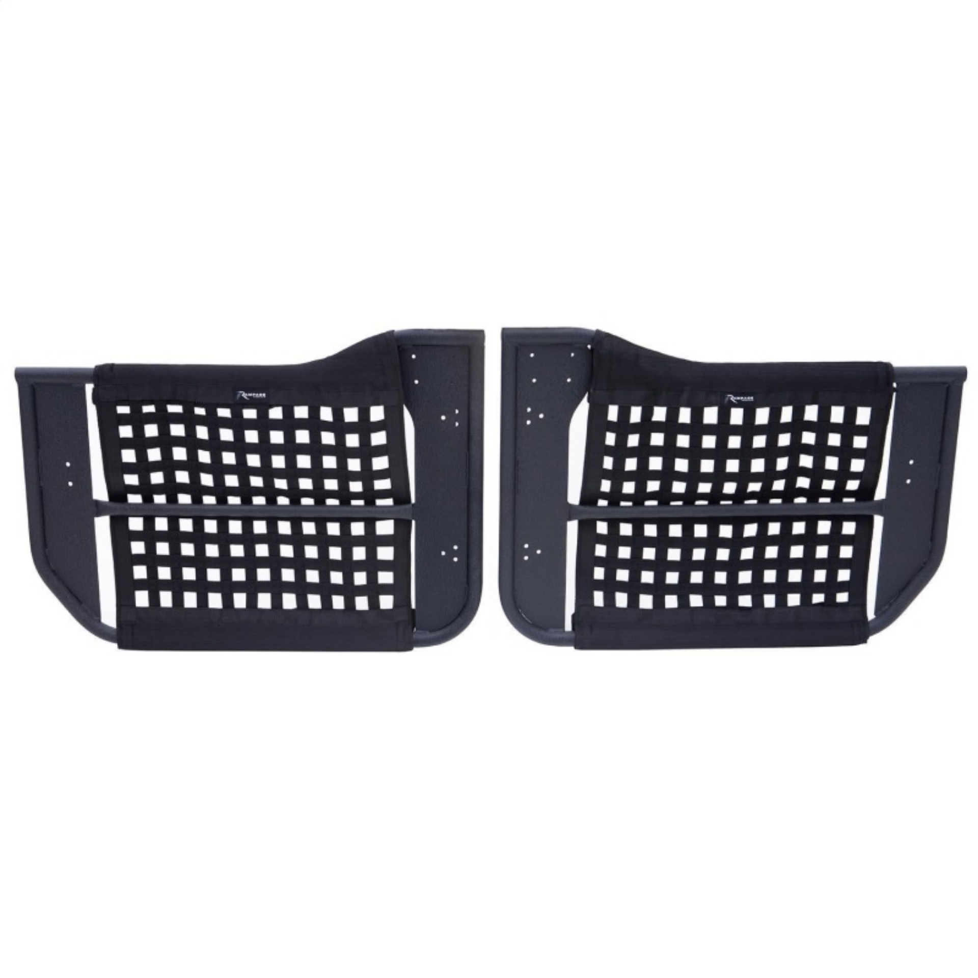 Picture of Rampage 2007-2018 Jeep WranglerJK 2-Door Tube Doors With Netting - Black