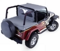 Picture of Rampage 1987-1991 Jeep WranglerYJ Cab Soft Top And Tonneau Cover - Black Denim