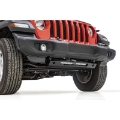 Picture of Rampage 2018-2019 Jeep WranglerJL Skid Plate With Light Bar - Black