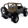 Picture of Rampage 1997-2002 Jeep WranglerTJ Roll Bar Pad & Cover Kit - Black Denim