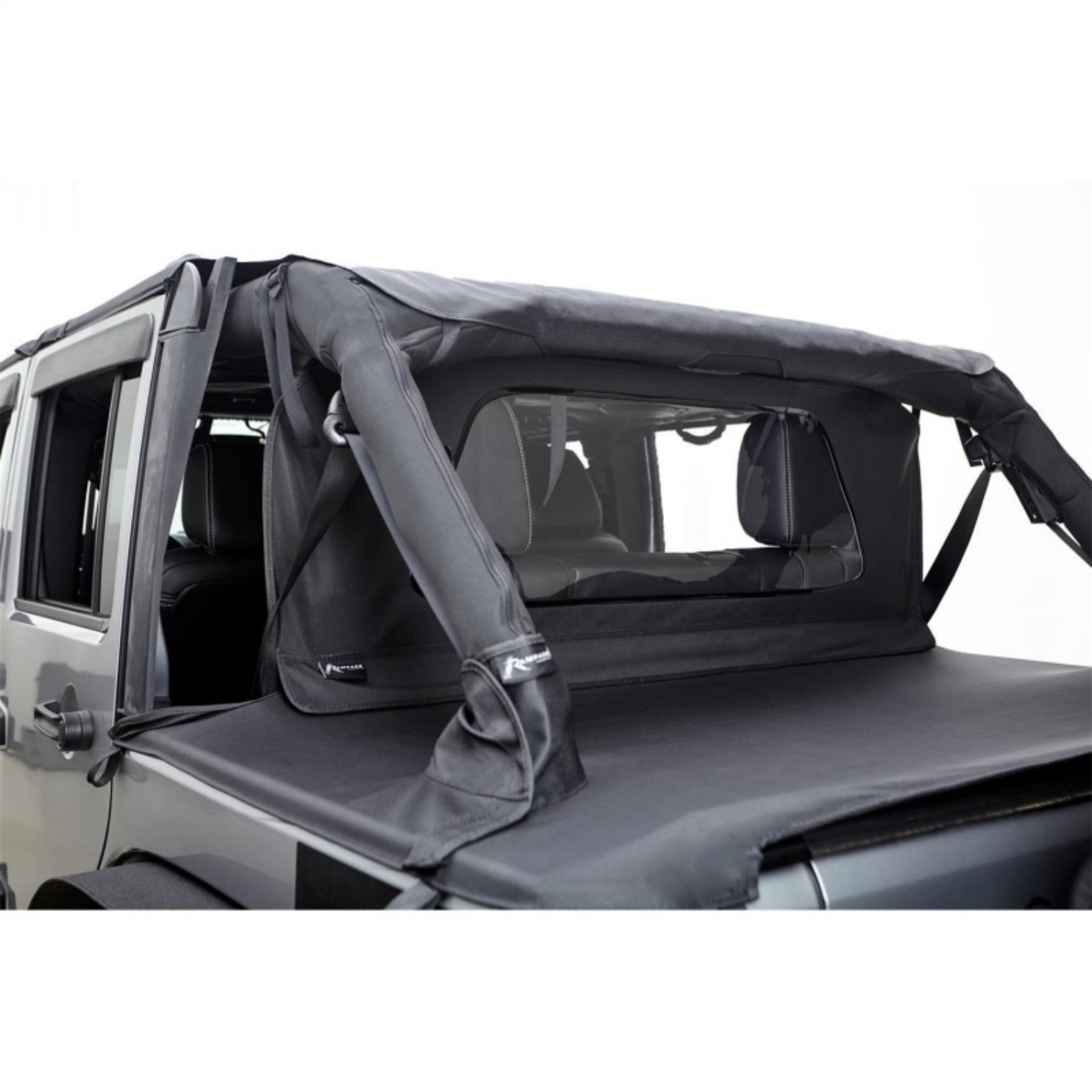 Picture of Rampage 2007-2018 Jeep WranglerJK Windbreaker - Black Diamond