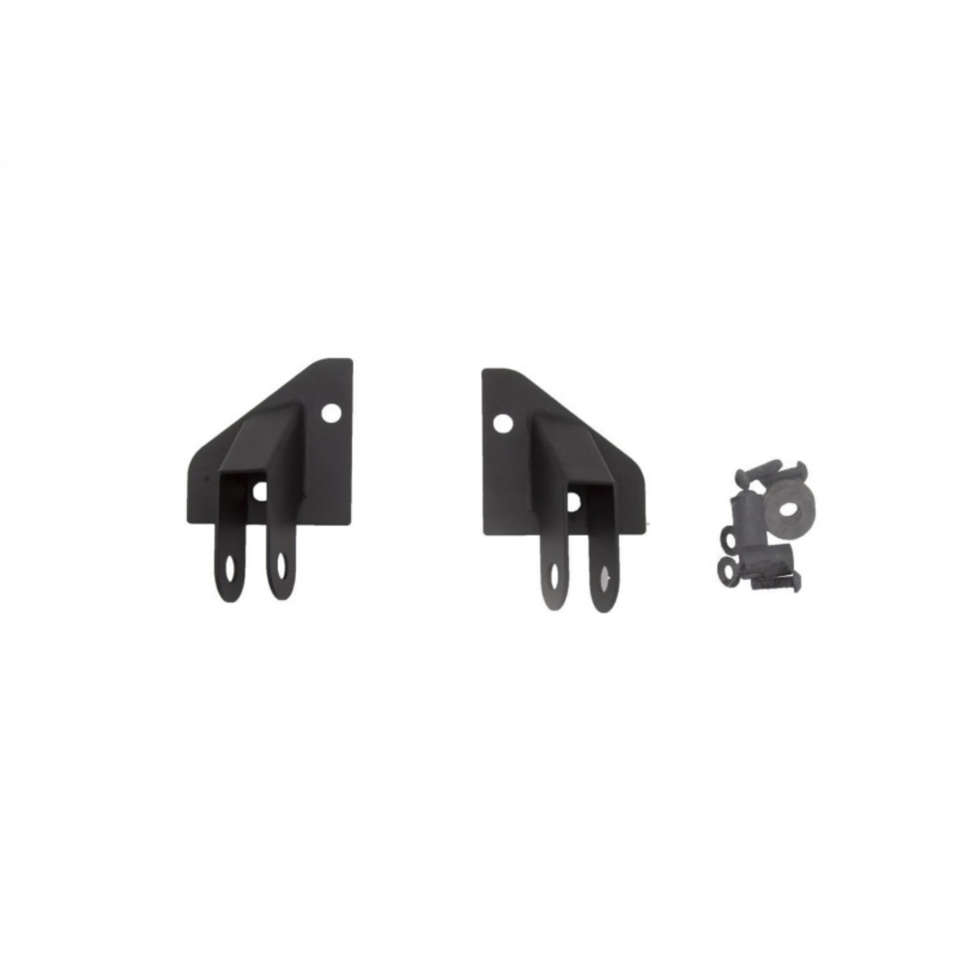 Picture of Rampage 1987-1995 Jeep WranglerYJ Mirror Relocation Brackets - Black