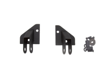 Picture of Rampage 1987-1995 Jeep WranglerYJ Mirror Relocation Brackets - Black