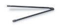 Picture of Rampage 1987-1995 Jeep WranglerYJ Spreader Bar - Black