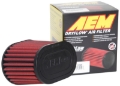 Picture of AEM 2-75in Flange 6in x 4-5in Base 6in x 3-8125in Top 5in Height DryFlow Air Filter