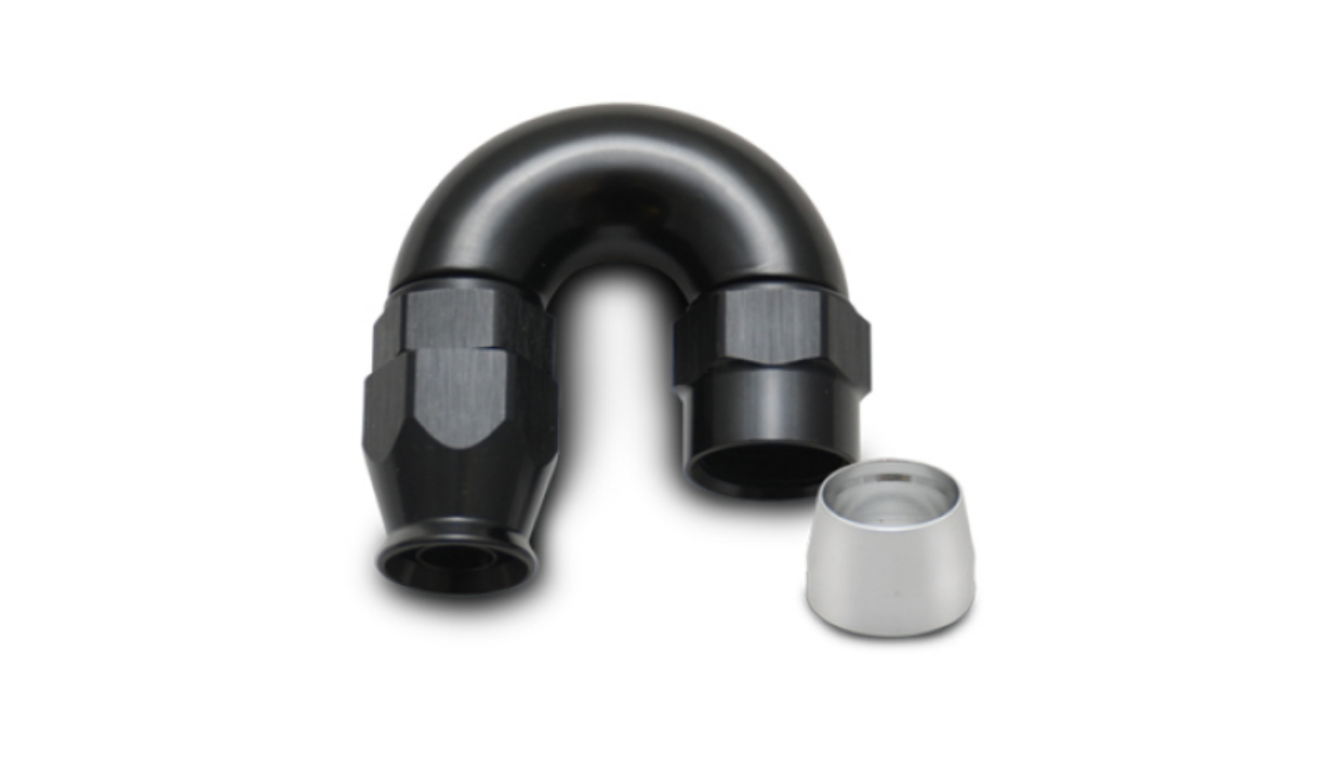 Picture of Vibrant -6AN 180 Degree Elbow Hose End Fitting for PTFE Lined Hose